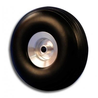 Ecotop Ruota gomma con mozzo in alluminio 3" (76mm) 2pz - 066WR300